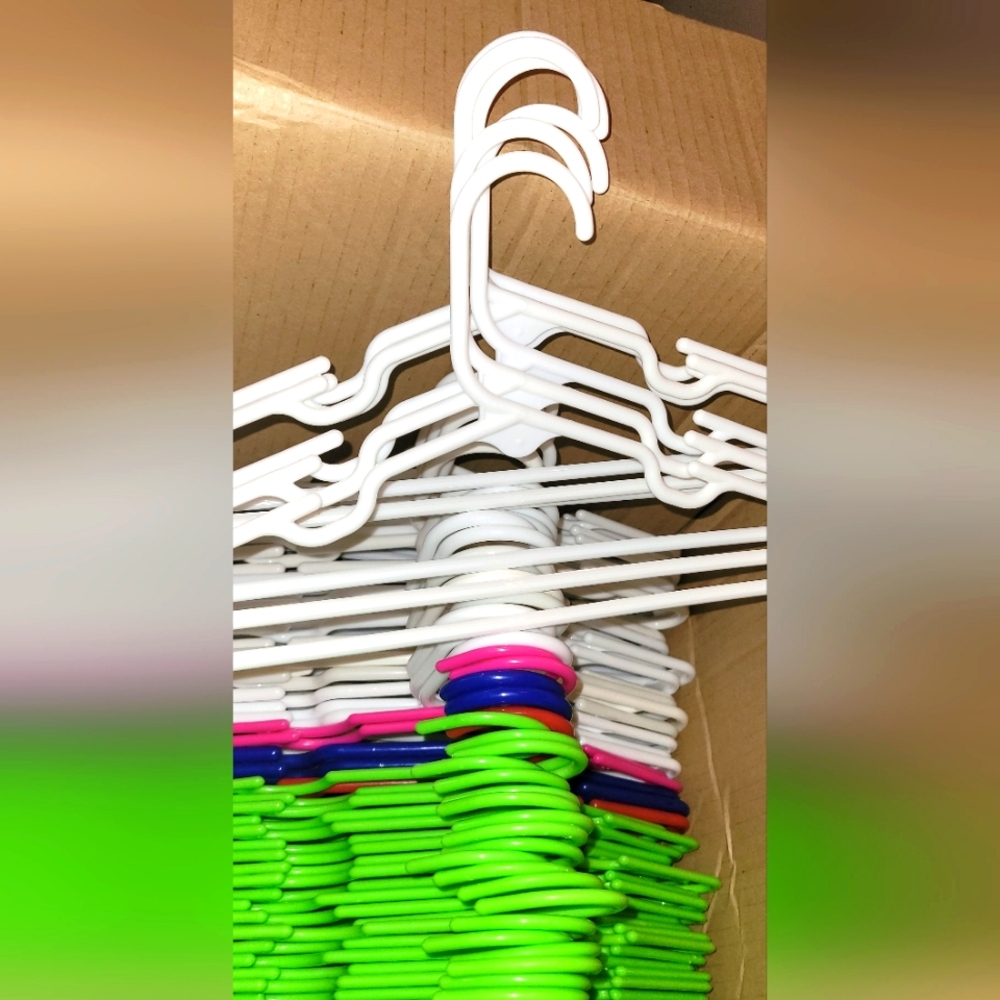 Kids hangers, lot of 50